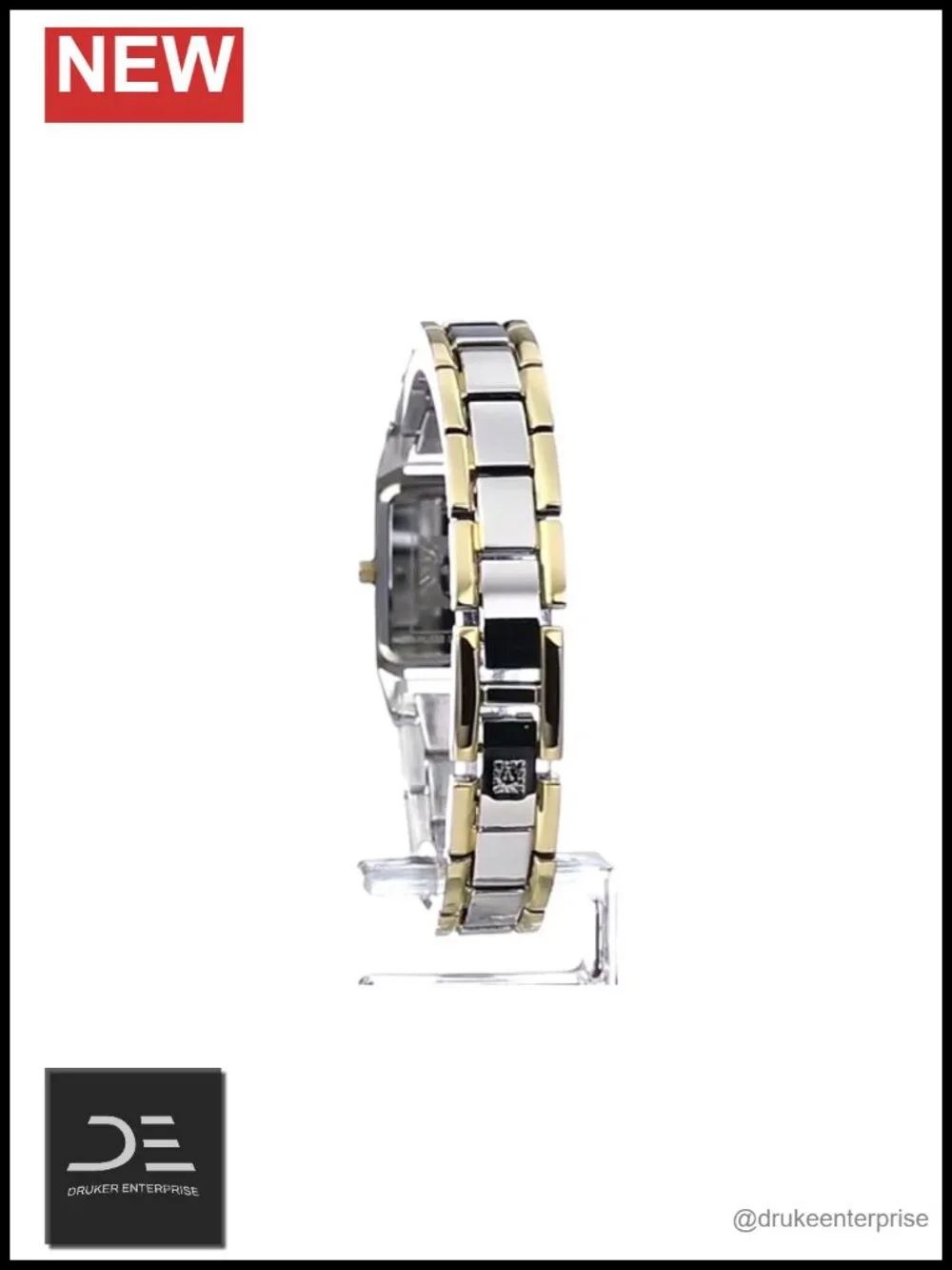 Women's Dress Watch Quartz Movement Stainless Steel Bracelet Jewelry Clasp